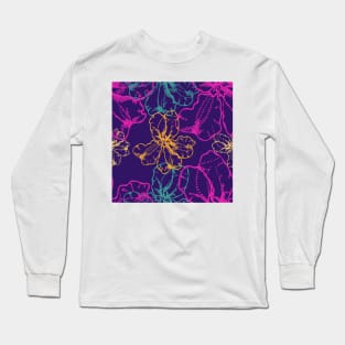 Goodenia Australian Flower Long Sleeve T-Shirt